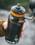 Lifesystems Water Filter Purifier 1L Bottle lid also open
