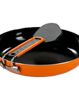 Jetboil Summit Non-Stick Camping Skillet (Orange) angle closed