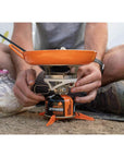 Jetboil Summit Non-Stick Camping Skillet (Orange) fire up