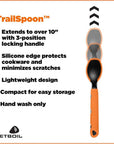 Jetboil TrailSpoon Extendable Camping Spoon info