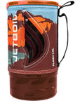 Jetboil Flash 1.0L Fast Boil System (Mountainscape) packed up