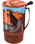 Jetboil Flash 1.0L Fast Boil System (Mountainscape) top angle