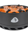 Jetboil Genesis Basecamp Cooking System (Orange) closed in pot