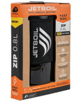 Jetboil Zip 0.8L Fast Boil Stove System (Carbon) packaged