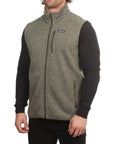 Patagonia Men's Better Sweater Fleece Vest (River Rock Green) model angle