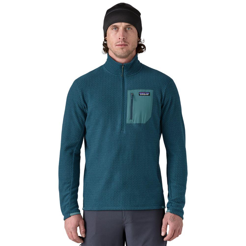 Patagonia Men's R1 Air Zip-Neck (Tidal Teal) front