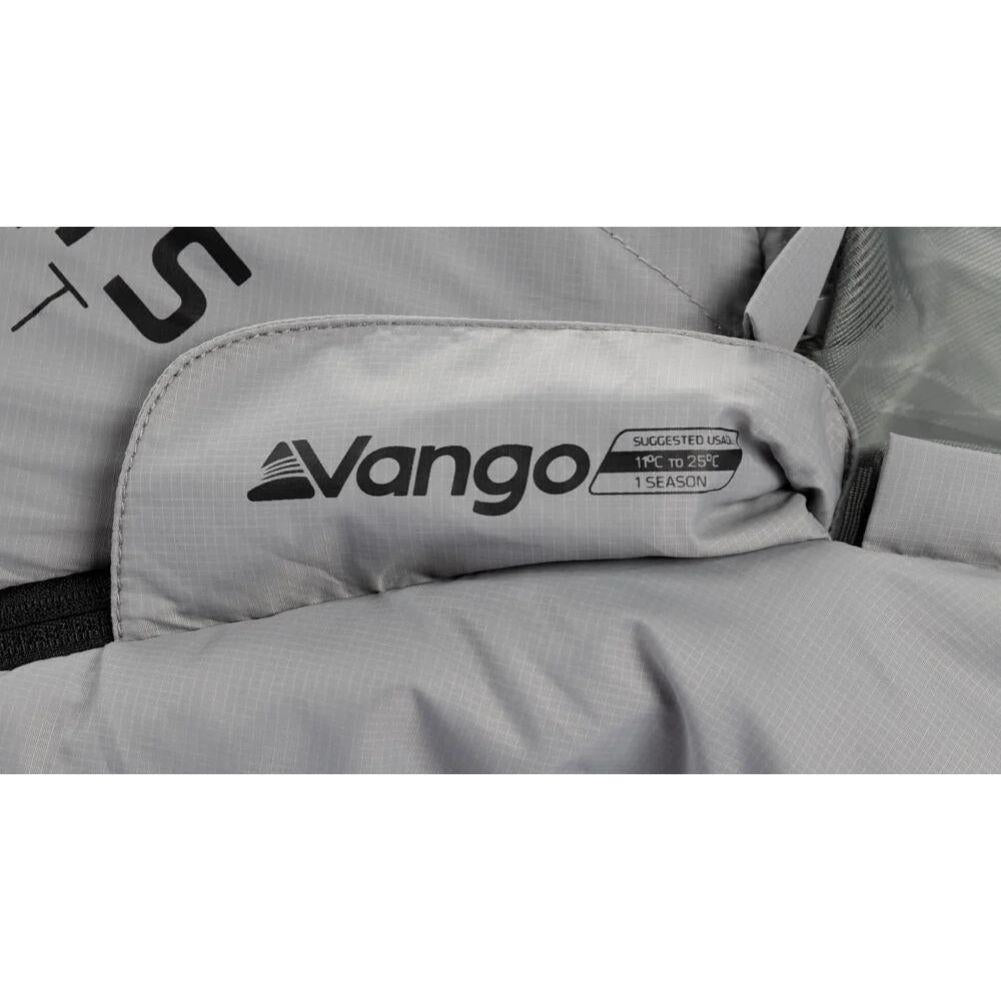 Vango Mantis Planet 50 Travel Sleeping Bag (Grey Flannel) vango logo