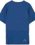 Rab Men's Trail Tee (Tempest Blue/Light Zinc) back