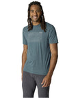 Rab Men's Syncrino Ridge Tee (Orion Blue) model front