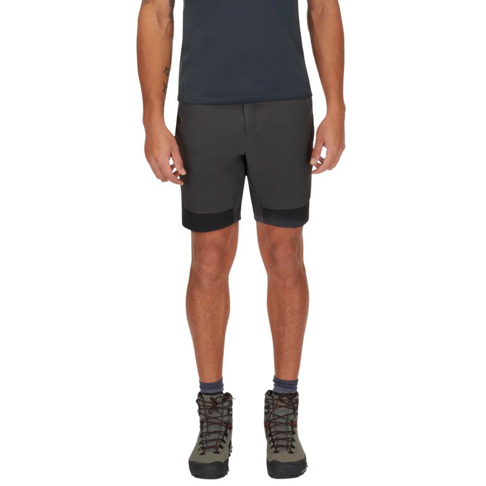 Rab Men's Torque Mountain Shorts - 10" (Graphene/Anthracite) front leg
