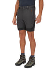 Rab Men's Torque Mountain Shorts - 10" (Graphene/Anthracite) angle legs