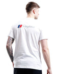 Berghaus Men's Front & Back T-Shirt (Pure White) model back