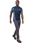 Mountain Equipment Men's Ignis Tee (Cosmos/Dusk) walking another way