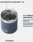Yeti Rambler 10 oz (296 ml) Stackable Lowball (Rescue Red) more info