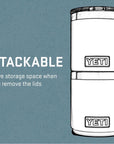 Yeti Rambler 10 oz (296 ml) Stackable Lowball (Rescue Red) stackable