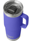 Yeti Rambler 20 OZ (591ml) Travel Mug (Ultramarine Violet) top angle