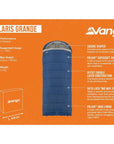Vango Polaris Grande Sleeping Bag (Neptune)