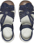 Keen Women's Rose Sandal (Navy) top view
