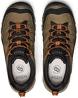 Keen Men's Targhee IV Waterproof Hiking Shoe (Sea Turtle/Roasted Pecan) top view