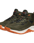 Keen Men's Hightrail Waterproof Hiking Boot (Forest Night/Gold Flame) pair