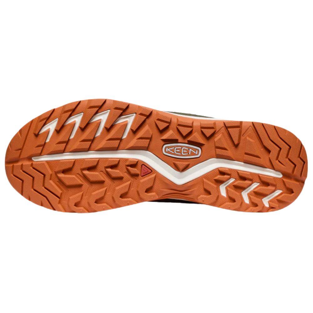Keen Men's Hightrail Waterproof Hiking Boot (Forest Night/Gold Flame) base