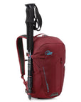 Lowe Alpine Edge 18L Daypack (Raspberry) poles