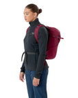 Lowe Alpine Edge 18L Daypack (Raspberry) looking away