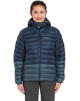 Rab Women's Cirrus Alpine Insulated Jacket (Tempest Blue/Orion Blue) model front