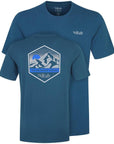 Rab Men's Stance Mountain Peak Tee (Tempest Blue)