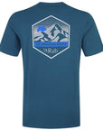Rab Men's Stance Mountain Peak Tee (Tempest Blue) back
