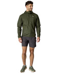 Rab Men's Windgather Hooded Jacket (Army) full body