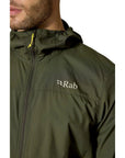 Rab Men's Windgather Hooded Jacket (Army) lkogo