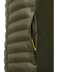 Rab Men's Cirrus Flex Insulated Vest (Light Khaki/Army) side part