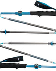 Black Diamond Distance Carbon FLZ Trekking/Running Poles 140cm (Desert Sky)