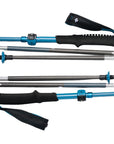 Black Diamond Distance Carbon FLZ Poles 140cm (Desert Sky) folded