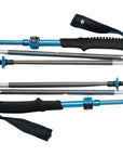 Black Diamond Distance Carbon FLZ Trekking/Running Poles 110cm (Desert Sky) folded