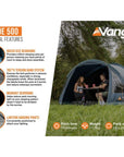 Vango Tahoe 500 - 5-Man Tent (Deep Blue) more info