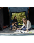Vango Tacoma 400 Tent Package - 4-Man Tent with Footprint (Deep Blue)