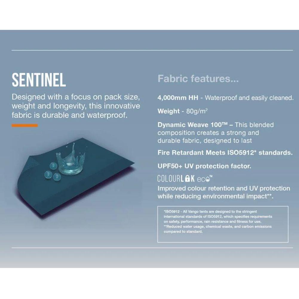 Vango Tacoma 400 Package - 4-Man Tent (Deep Blue) sentinel