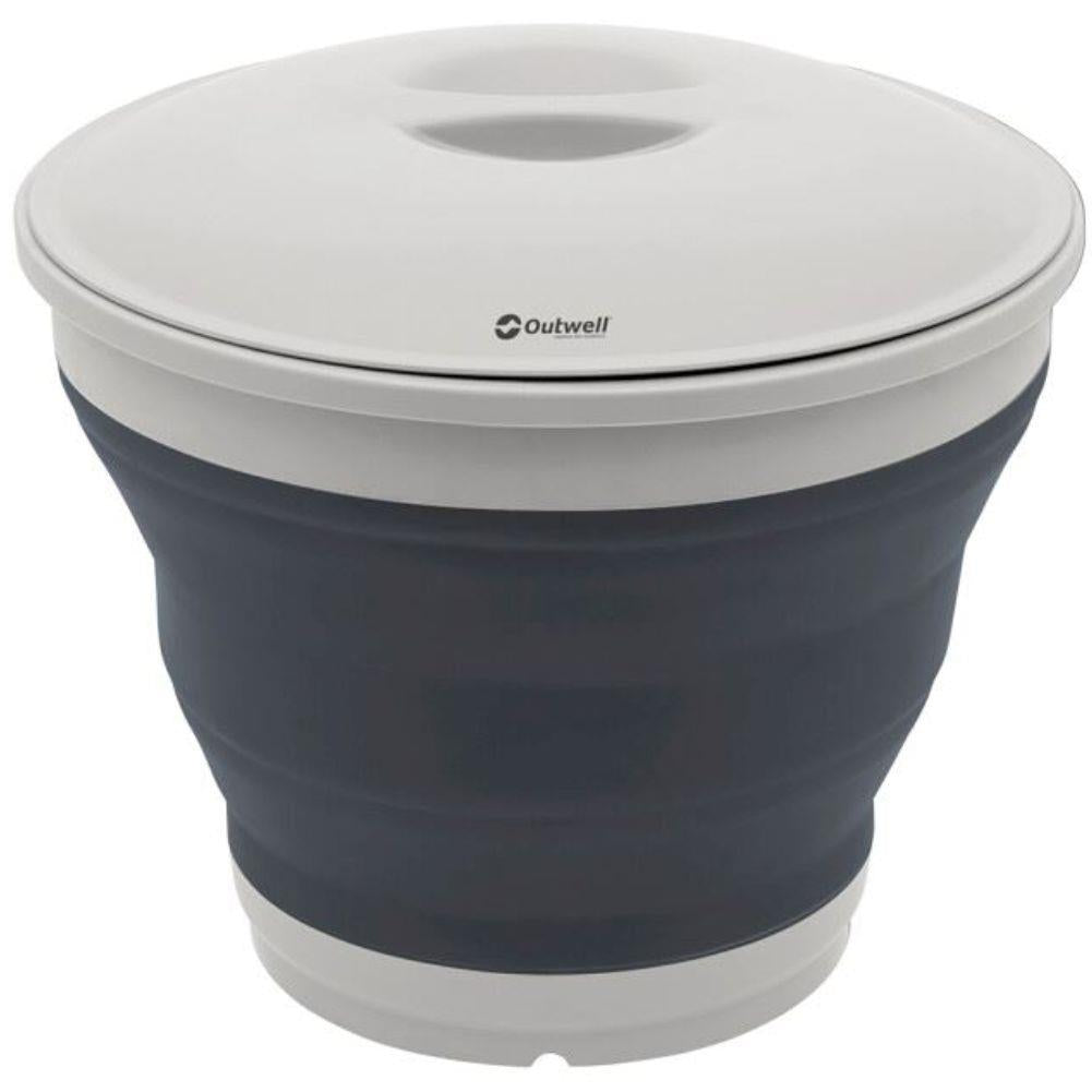 Outwell Collaps Bucket w/lid (Navy Night) closed lid