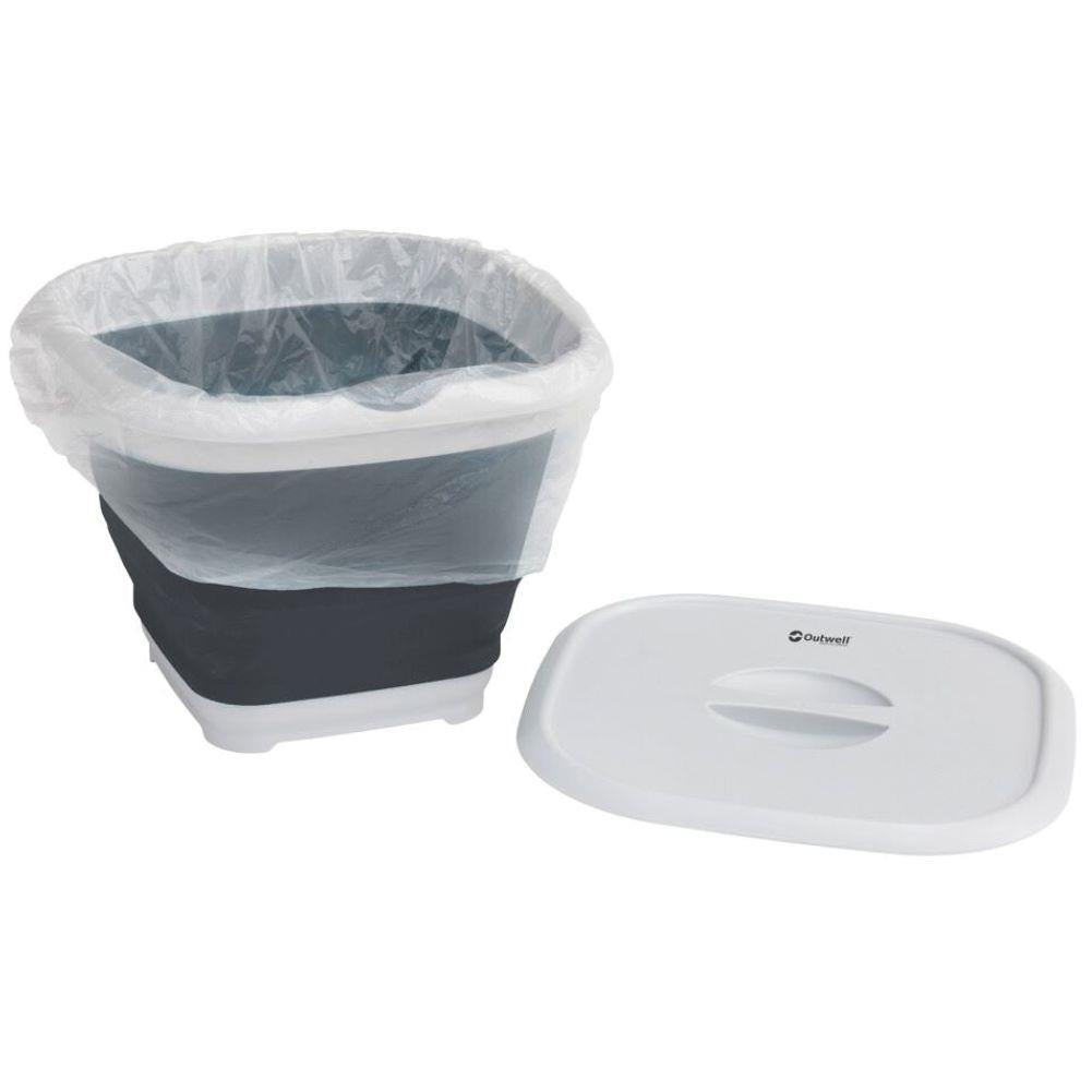 Outwell Collaps Bucket Square w/lid (Navy Night) bin