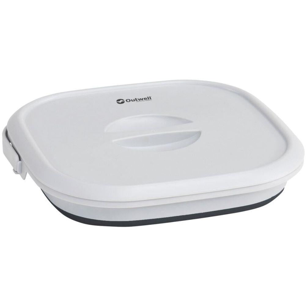 Outwell Collaps Bucket Square w/lid (Navy Night) lid flat