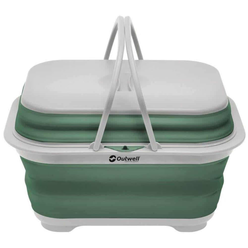 Outwell Collaps Washing Base w/handle & lid (Shadow Green)