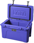Yeti Tundra 45 Cool Box (Ultramarine Violet) id up