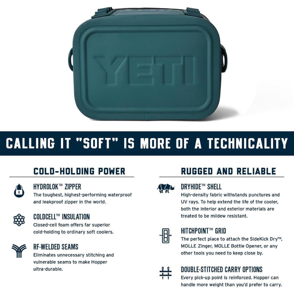 Yeti Hopper Flip 12 Soft Cooler (Big Sky Blue) info