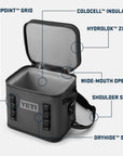Yeti Hopper Flip 12 Soft Cooler (Big Sky Blue)