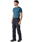 Rab Men's Downpour Waterproof Pants - Short (Black) model oytther angle