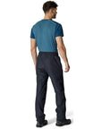 Rab Men's Downpour Waterproof Pants - Short (Black) model back angle eft