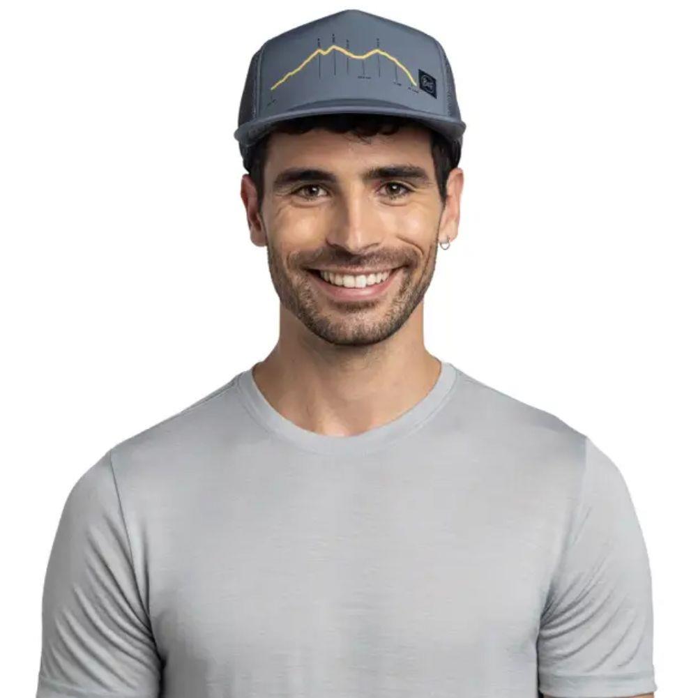 Buff Explore Trucker Cap - L/XL (Cram Ash) smiling