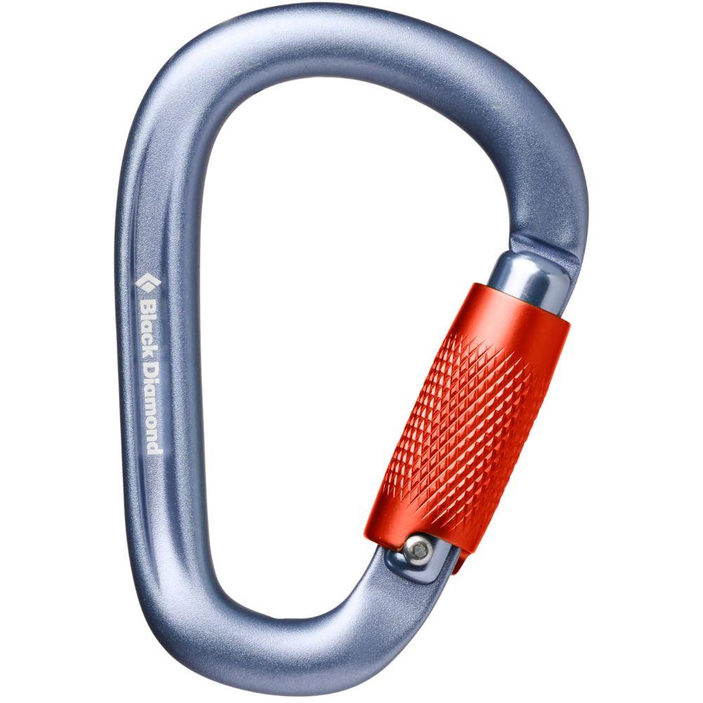 Black Diamond Pearlock Twistlock Carabiner (Grey)